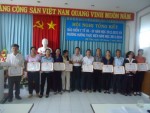 Tổng kết BHYT HS-SV TP. Mỹ Tho năm học 2012-2013. Ảnh: bhxhtiengiang.gov.vn