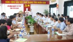 Ông Cao Văn Hóa, Phó Giám đốc Sở NN-PTNT tiếp Đoàn công tác Sở NN-PTNT thành phố Hà Nội