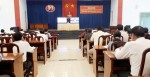 Đại biểu dự hội nghị tại điểm cầu Tiền Giang