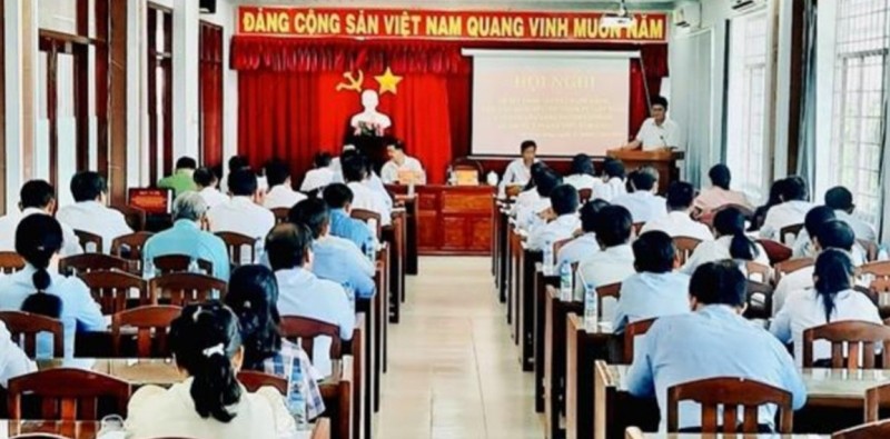 Hội nghị sơ kết công tác xây dựng Đảng 6 tháng đầu năm 2023.