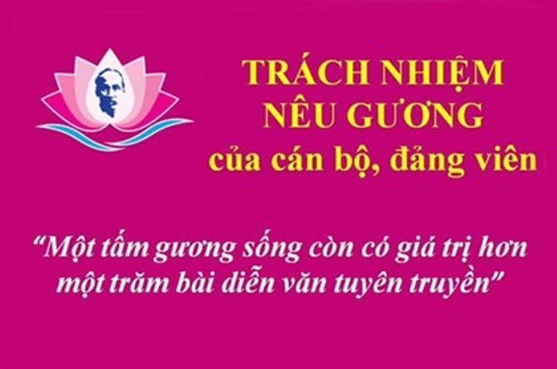 Noi gương Chủ tịch Hồ Chí Minh, đảng viên, cán bộ nêu gương thật xứng đáng.