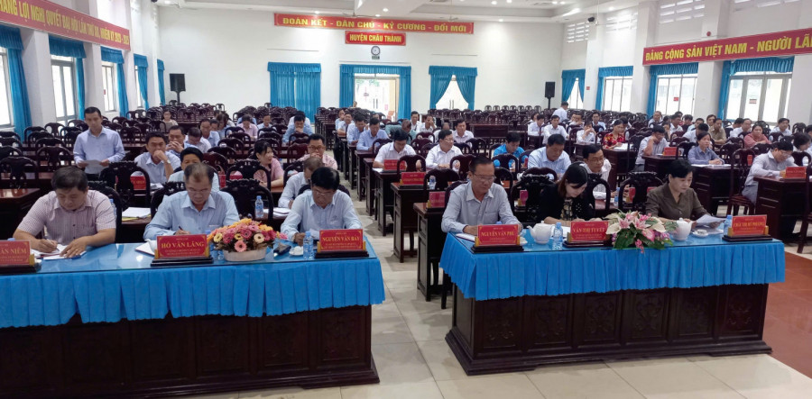 Quang cảnh Hội nghị tổng kết năm 2024