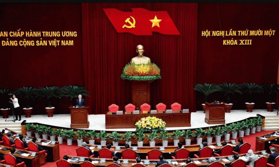 Hội nghị Trung ương 11 khóa XIII đã quyết nghị nhiều nội dung có ý nghĩa chiến lược đối với sự phát triển của đất nước. (Ảnh: Đăng Khoa).