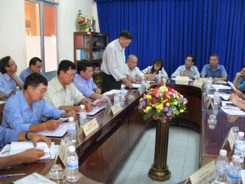 BHXH Tiền Giang triển khai nhiệm vụ tháng 9 năm 2013. Ảnh: bhxhtiengiang.gov.vn