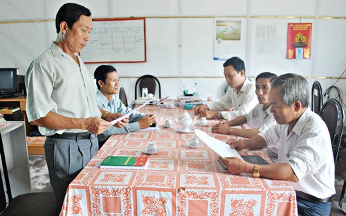 Đồng chí Võ Ngọc Chiến - Chủ nhiệm Ủy ban kiểm tra Huyện ủy Tân Phú Đông triển khai thực hiện các chuyên đề công tác kiểm tra, giám sát của Đảng năm 2013