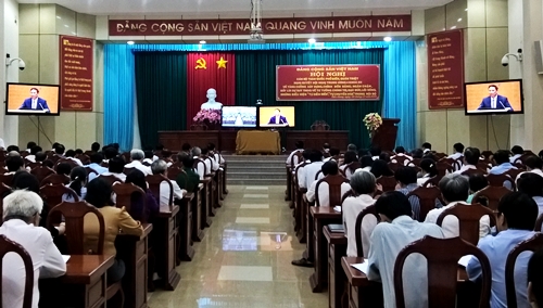 Hội nghị tại điểm cầu Tiền Giang