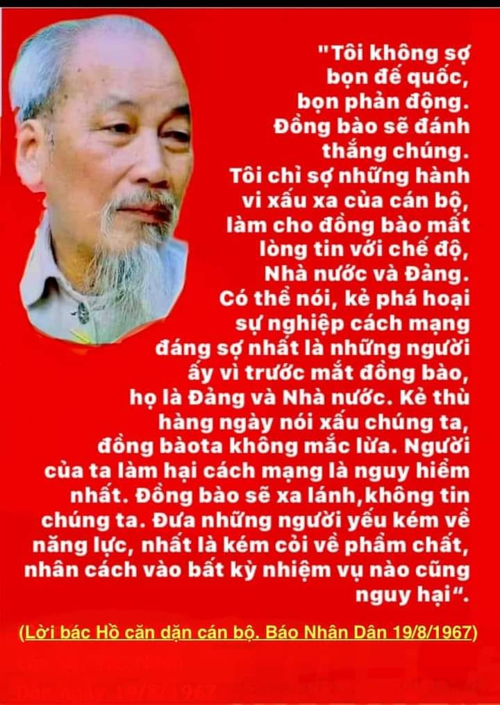 Lời bác Hồ căn dặn cán bộ Báo Nhân dân 19/8/1967