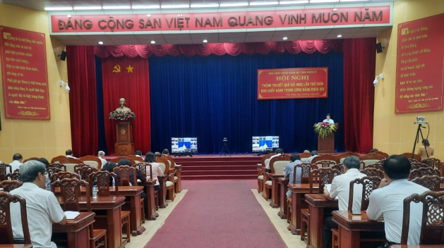 Quang cảnh Hội nghị tại điềm cầu chính