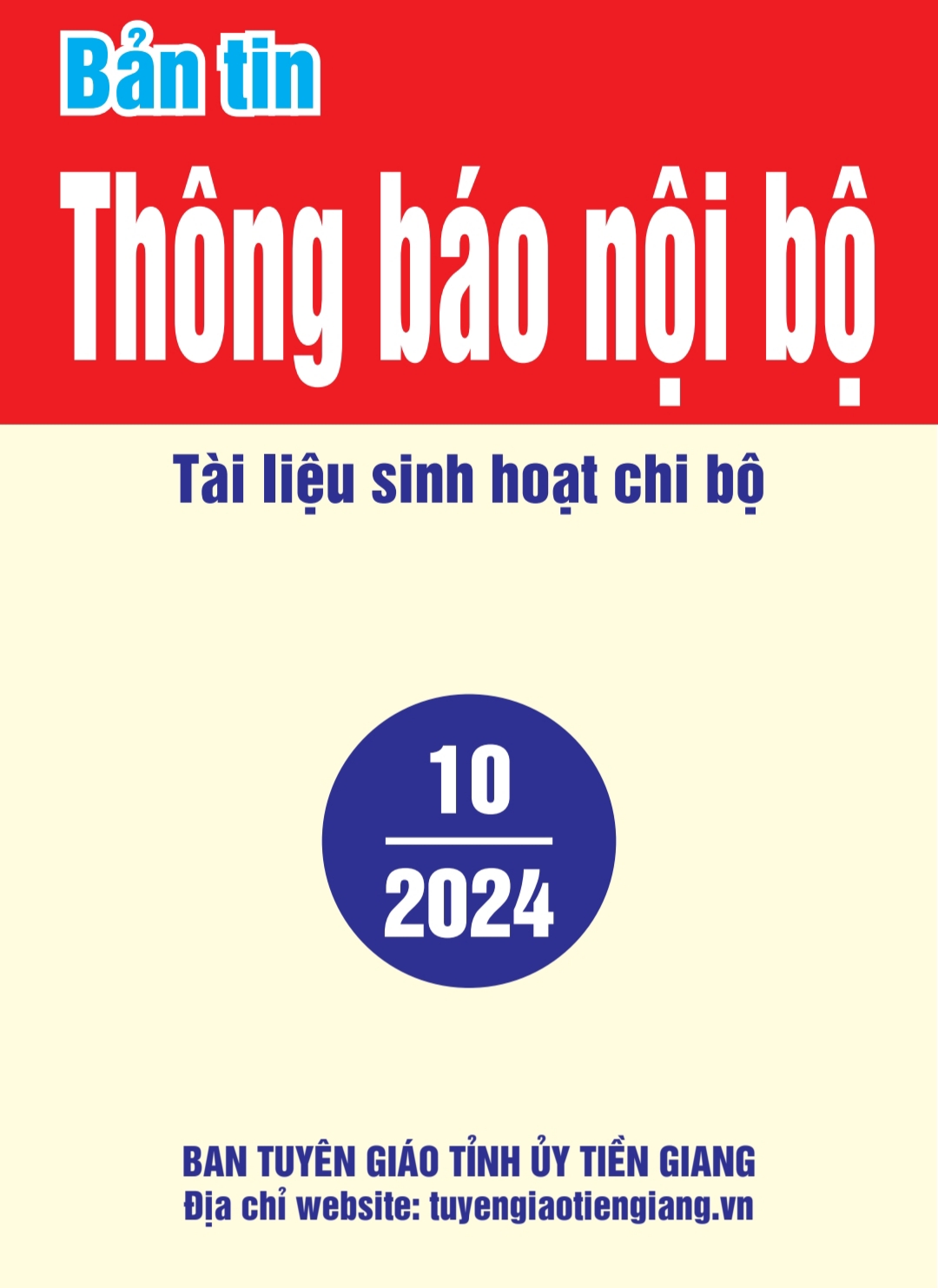 Bản tin Thông báo nội bộ tháng 10-2024