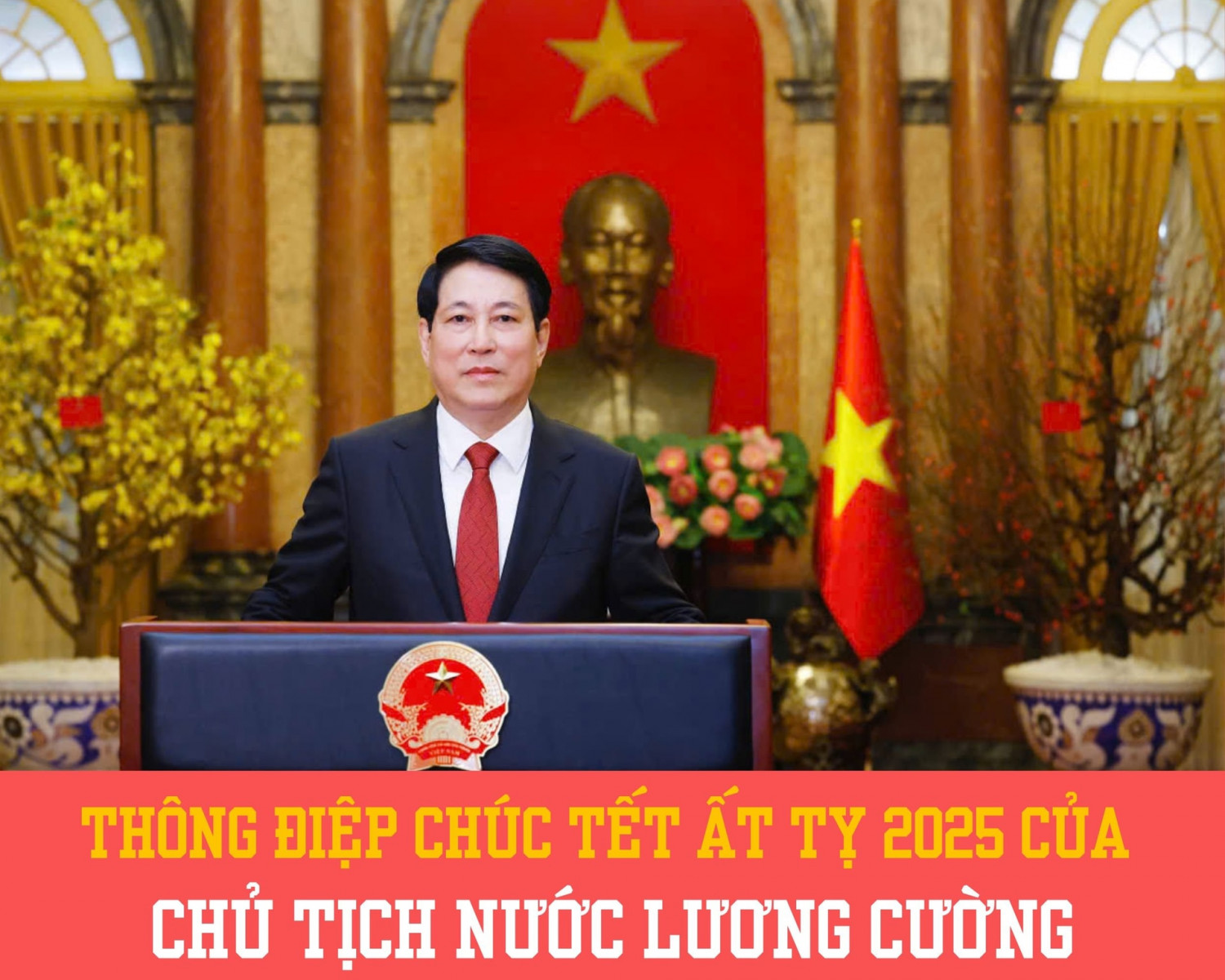 Thông điệp chúc Tết Ất Tỵ 2025 của Chủ tịch nước Lương Cường