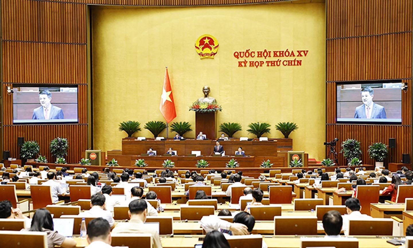 Trong đợt 1, Kỳ họp thứ 9, Quốc hội khóa XV đã quyết định nhiều nội dung quan trọng. Ảnh: TTXVN.